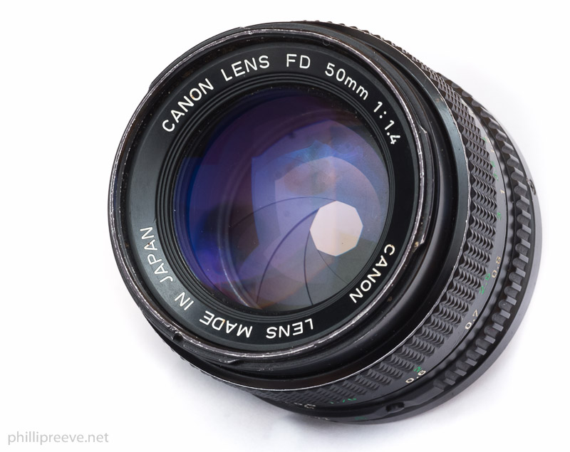 Canon new FD 50 mm 1:1.4 Review