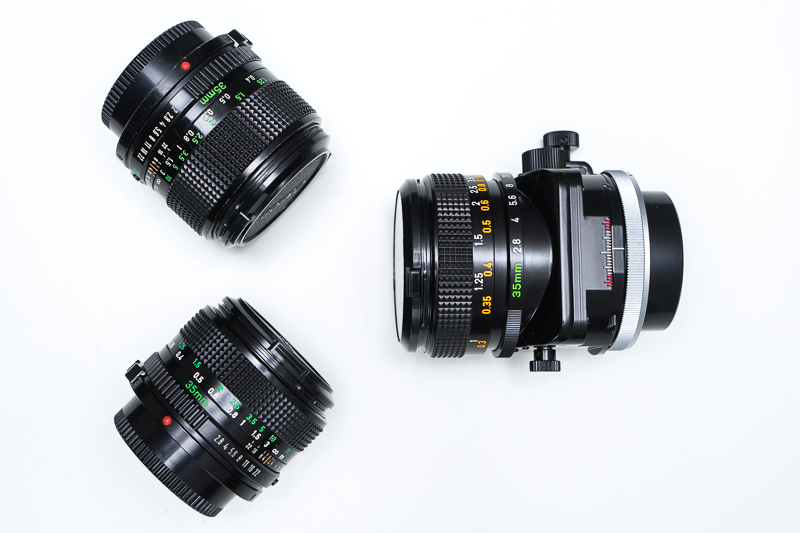 Canon Obiettivo faretra C Canon FD Lens 35mm 1:2 35 mm 35mm S.S.C 