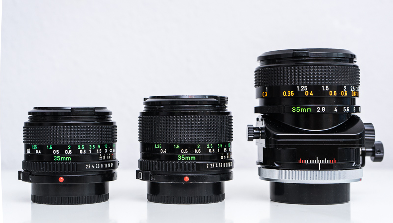 Shootout: The Canon FD 35mm lenses - phillipreeve.net