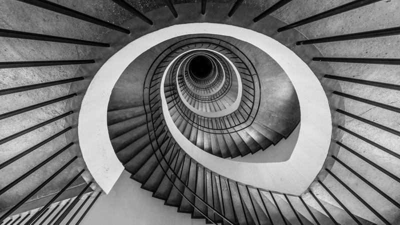 munich deutsches museum spiral treppe treppenaugen stair stairs