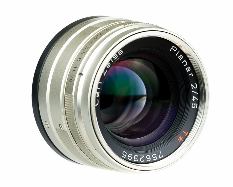 【美品】CONTAX Carl Zeiss Planar 45mm F2チリホコリ少なくとても綺麗です