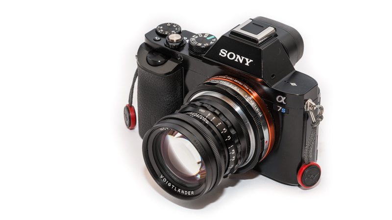 Sony A7s with Voigtländer Nokton 50mm 1.5 and VM-E close focus adapter (Helicoid)