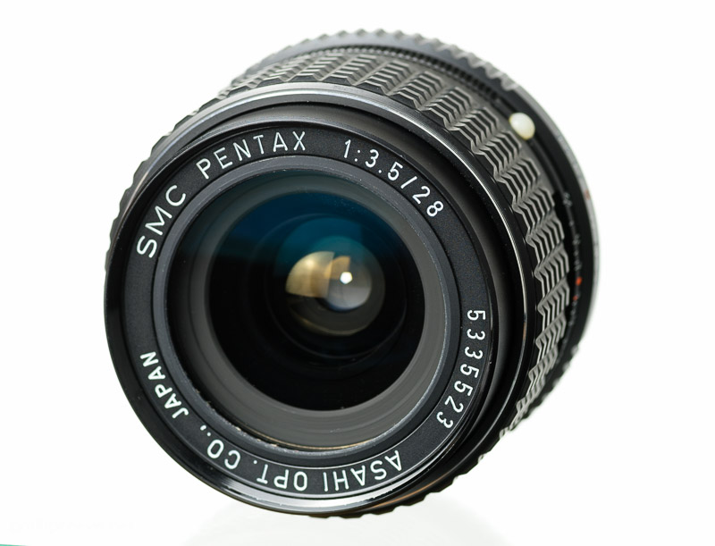 Pentax SMC 3.5/28 K front