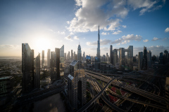 Dubai Skyline Sunrise I