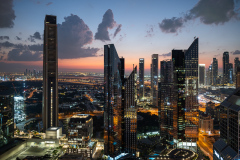 Dubai Skyline Blue Hour IV
