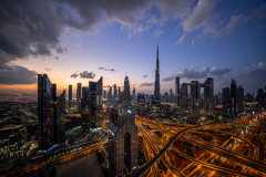 Dubai Skyline Blue Hour II