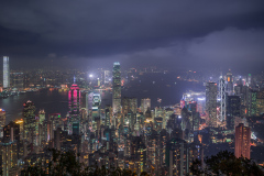 Hong Kong Skyline Night II