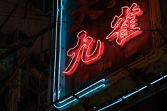 Hong Kong Neon Lights X