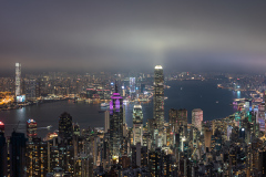 Hong Kong Skyline Night I