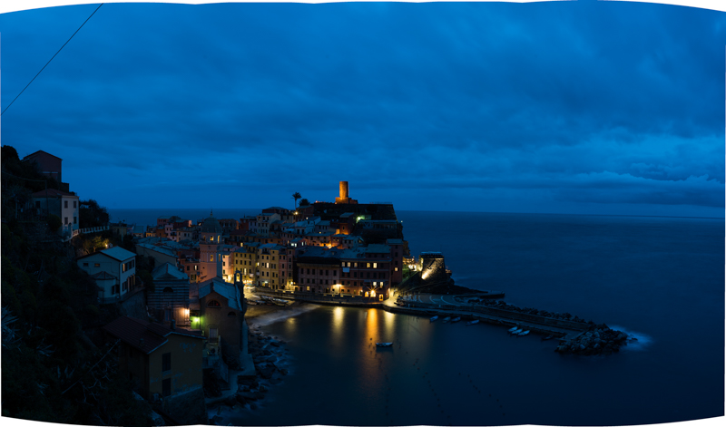 cinque terre italy vernazza blue hour spot