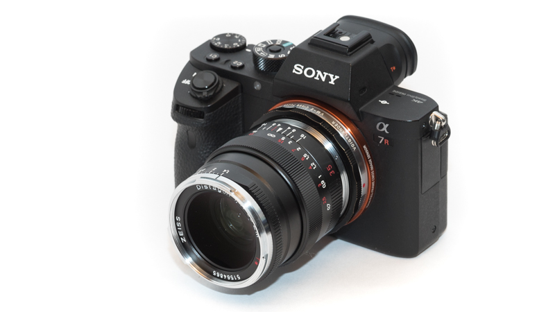 zeiss distagon 35mm 1.5 zm t* adapter leica m a7rII a7r a7s a7 sony review