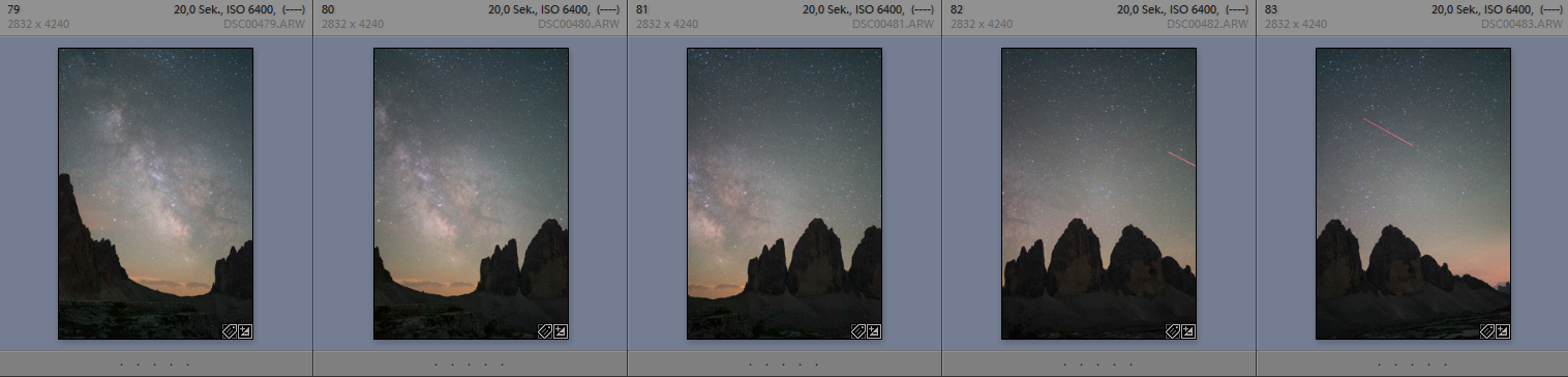 astrophotography improve panorama sony a7 natural night didymium filter stacking exposure tracker guided guiding