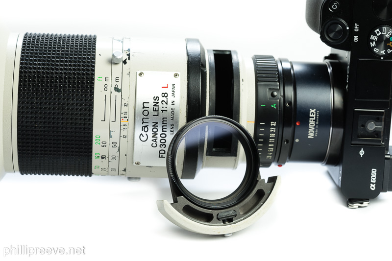 によるご ヤフオク! New FD NFD 300mm F2.8 L telephoto レ ...