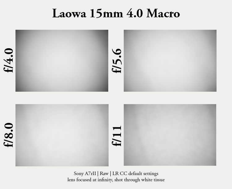 laowa 15mm 4.0 f/4 macro f/4.0 review 42mp high resolution makro close focus flare e-mount a7rii a7riii
