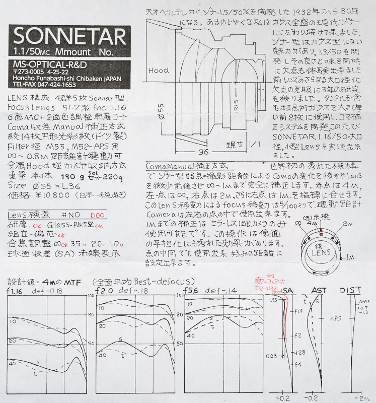 ms-optics ms-optical 50mm 1.1 sonnetar f/1.1 fast summilux leica m10 24mp 42mp review sharpness contrast resolution vignetting light fall off