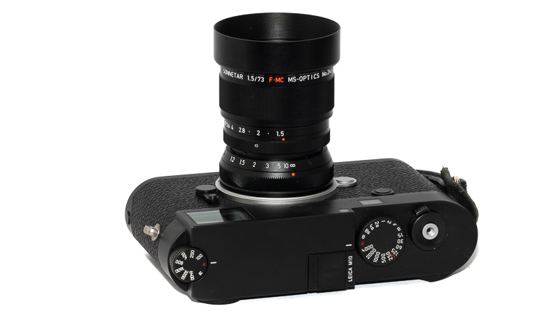 日本産】 MS-Optics SONNETAR M73mm F1.5 MC ブラック rahathomedesign.com