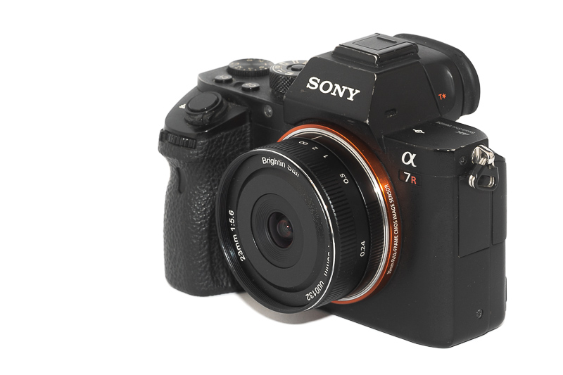 sony alpha a7r iv with lens