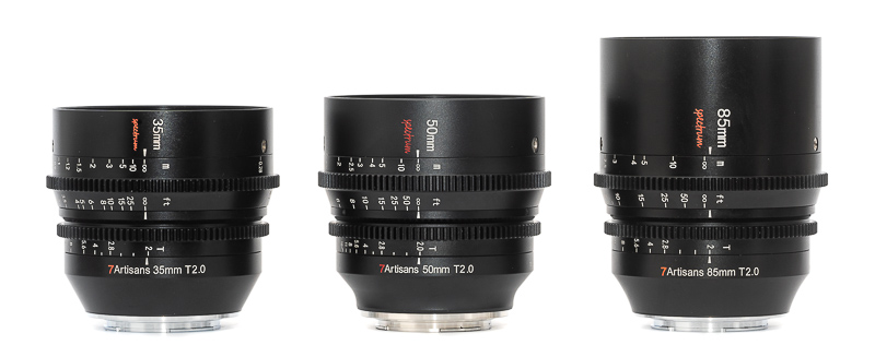 Review: 7Artisans 35mm 2.0 | 50mm 2.0 | 85mm 2.0 Spectrum Cine