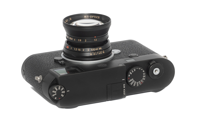 ms-optics ms-optical sonnetar f/1.3 fast noctilux angenieux leica m10 24mp 42mp review sharpness bokeh vignetting comparison