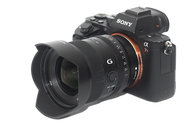 sony fe 20mm 1.8g review comparison a7rv a7riv 42mp 61mp sharpness handling build quality
