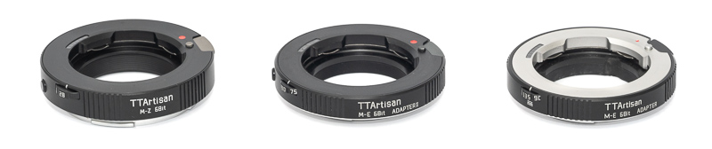 ttartisan leica m to sony e nikon z adapter 6 bit code programmable exif mkii mark 2