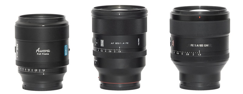 sirui 85mm 1.4 aurora fe af gm sony 42mp 61mp a7rii a7riv a7riii a1 a9iii a7rv review resolution sharpness contrast bokeh vignetting coma astrophotography z6 z7 z8 z9