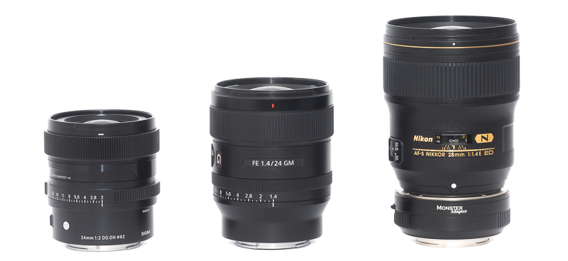 sony fe 24mm 1.4 gm gmaster g fullframe fastest lens contrast resolution 33mp 42mp 61mp sharpness vignetting a7riv a7rv a7v a9ii a1 bokeh portrait