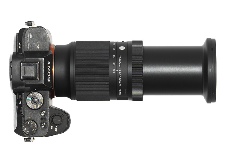 sigma 20-200mm 3.5-6.3 dg dn c contemporarly e fe l superzoom mega zoom 10x small review sharpness contrast bokeh coma vignetting 42mp 63mp sony a7 a7rii a7iii a7riv a7rv a7iv a1 a9 a9ii