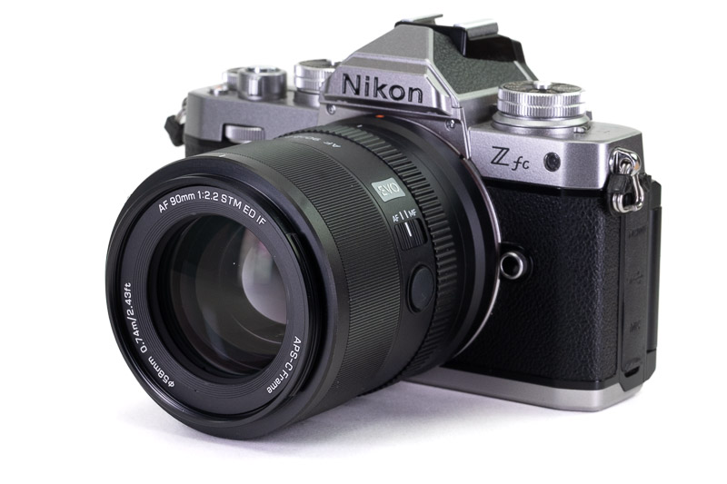 Viltrox 90mm f/2.2 EVO on a Nikon Zfc