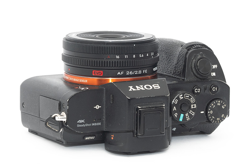 viltrox af 26mm 2.8 evo pancake compact sony a7rv a7v a7iv a7r3 a9ii a1 a7c 42mp 24mp 61mp contrast sharpness bokeh vignetting review